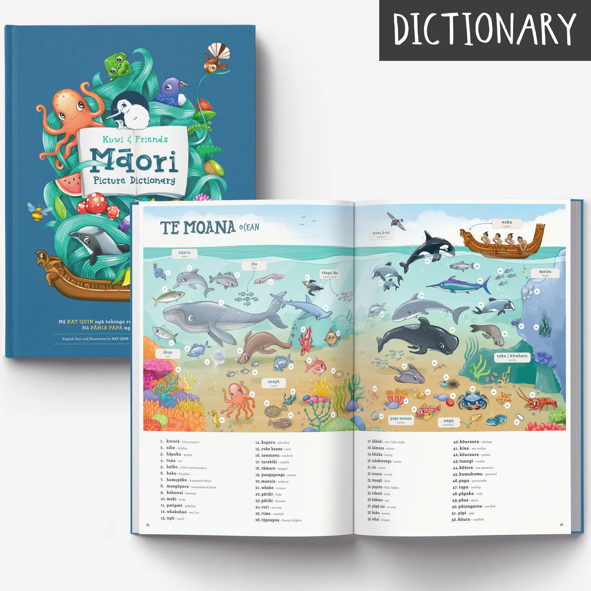Kuwi & Friends Māori Picture Dictionary