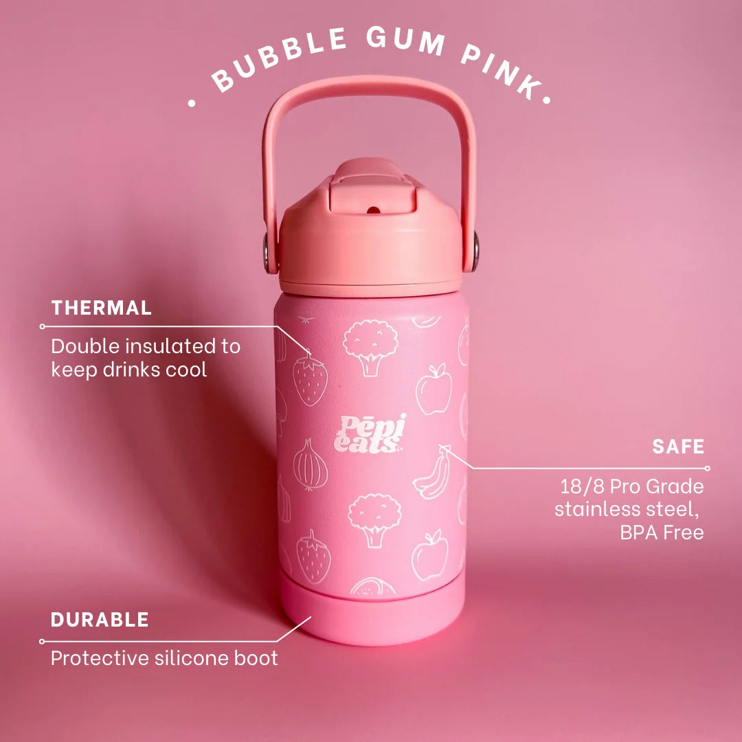 Pēpi Eats Kids Drink Bottle - Pink