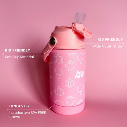 Pēpi Eats Kids Drink Bottle - Pink